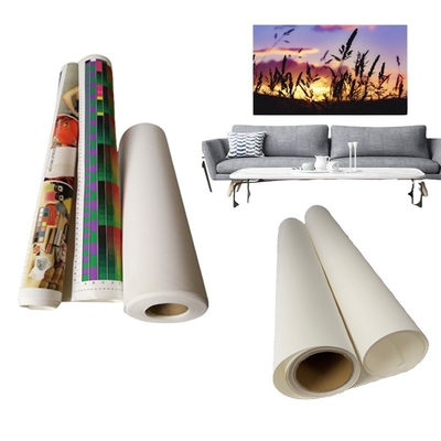 Μεγάλο μορφότυπο εκτυπώσιμο 260gm Polyester Matte Canvas για εκτύπωση
