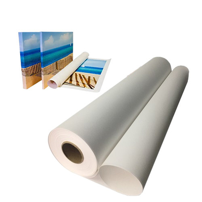 Λατέξ / Eco Solvent Inkjet Poly Cotton Canvas Matte Finish για εκτύπωση μεγάλου μεγέθους
