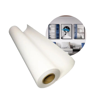 Ευρύ μορφότυπο υδατικό ματ μελάνι Poly Cotton Canvas Roll 360gm για μελάνι χρωστικής χρωστικής