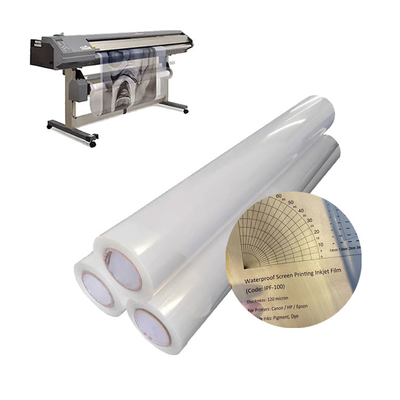 Μεγάλο μορφότυπο Inkjet Pet Waterproof Milky Transparency Film για την εκτύπωση με οθόνη