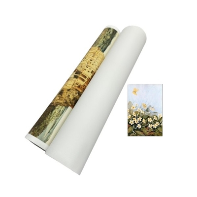 Αδιάβροχο 260g Matte Art Polyester Inkjet Canvas Roll για εκτύπωση