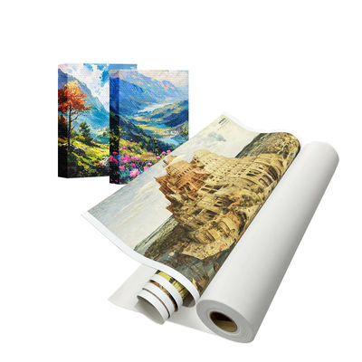 380gm Eco Solvent UV Latex Inkjet Γλασκός Ρολ Καμβά