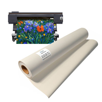 380gm 50' 60' Οικονομικό Πολυ βαμβάκι Eco Solvent Ματ Canvas Inkjet Roll