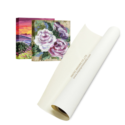 380gm Matte PolyCotton Canvas Roll 36-60in Wide για την εκτύπωση UV Latex