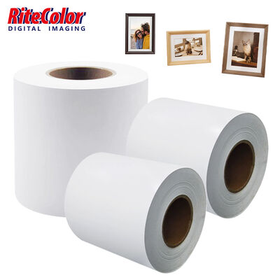 Premium Dry Minilab RC Luster Inkjet Ρολό φωτογραφικού χαρτιού για επαγγελματική ψηφιακή εκτύπωση
