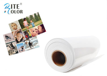 Φωτεινό άσπρο ντυμένο ρητίνη σατέν Inkjet εγγράφου φωτογραφιών για τη φωτογραφική εκτύπωση