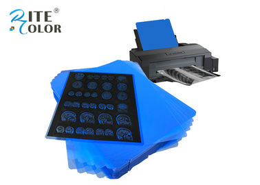 A4 8» Χ 10» μπλε ιατρική ταινία απεικόνισης της PET Inkjet πάχος 210 μικρού αδιάβροχο