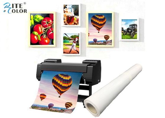 Inkjet RC ντυμένος ρητίνη φωτογραφιών ρόλος μεγάλου σχήματος εγγράφου 190gsm στιλπνός