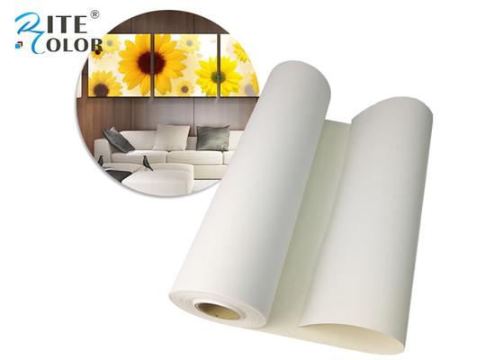 Χρωματισμένο 360gsm βαμβακιού πολυεστέρα Inkjet οξύ μεταλλινών καμβά ρόλος ελεύθερο